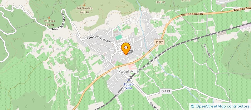 localisation de l'entreprise SCI JEANCHRIS à CUERS