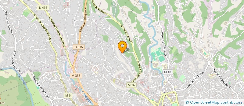 localisation de l'entreprise SCI JEANCLER ET ANDREO  CAGNES-SUR-MER