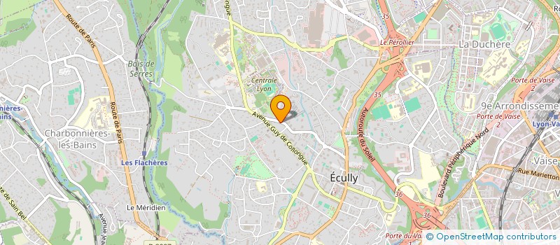 localisation de l'entreprise SCI JEANCOLAS-CLAUDEL  ECULLY