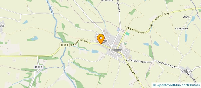 localisation de l'entreprise SCI JEANDABER  COLOGNE