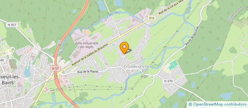 localisation de l'entreprise SCI JEANDESBOZ  FROIDECONCHE