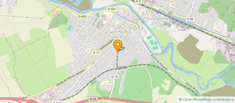 localisation de l'entreprise SCI JEANDID  SAINT-NICOLAS-DE-PORT