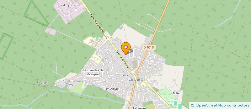 localisation de l'entreprise SCI JEANELLE  LE BARP