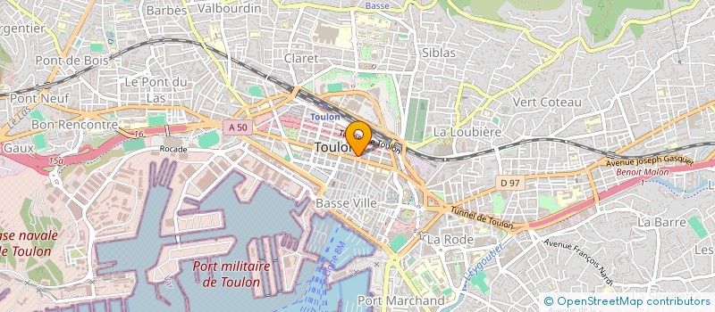 localisation de l'entreprise SCI JEANESKEL  TOULON