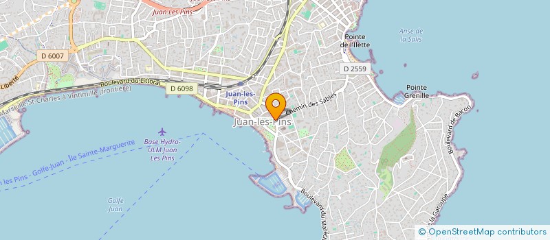 localisation de l'entreprise SCI JEANETTE à ANTIBES