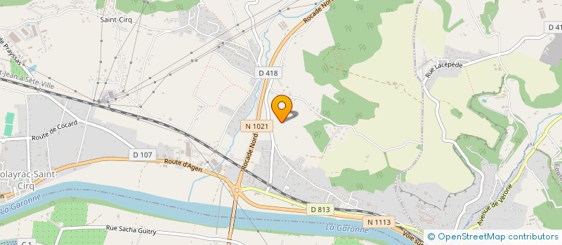 localisation de l'entreprise SCI JEANFLEUR  COLAYRAC-SAINT-CIRQ