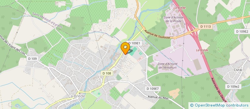 localisation de l'entreprise SCI JEANFLO  LA BREDE