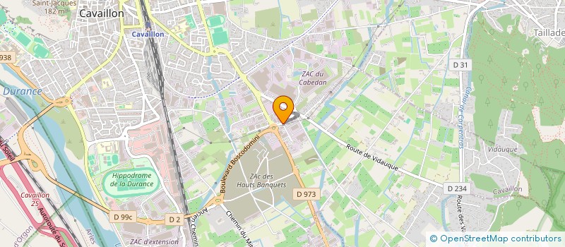 localisation de l'entreprise SCI JEANFY  CAVAILLON