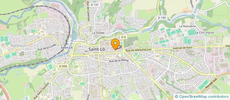 localisation de l'entreprise SCI JEANGER  SAINT-LO