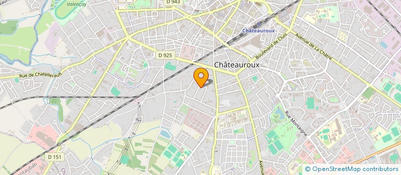 localisation de l'entreprise SCI JEANIC à CHATEAUROUX