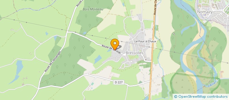 localisation de l'entreprise SCI JEANICK à BRESSOLLES