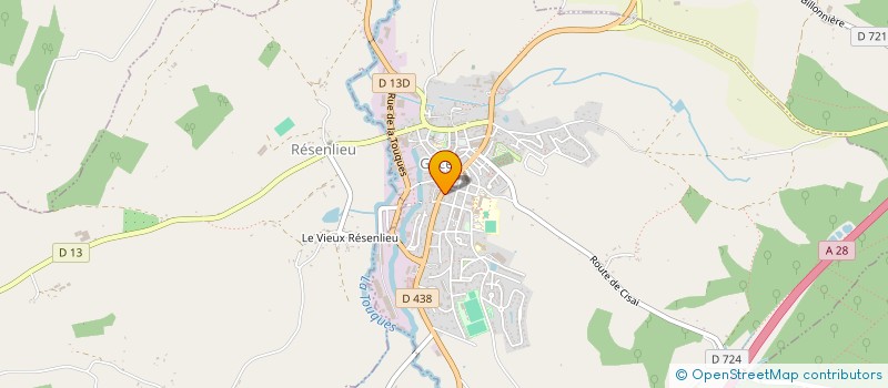 localisation de l'entreprise SCI JEANIS à GACE