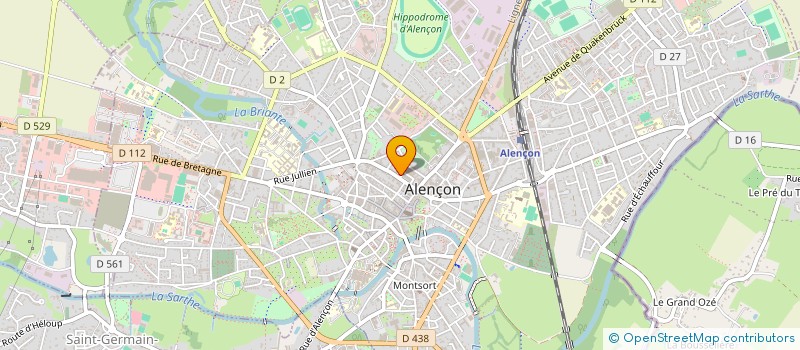 localisation de l'entreprise SCI JEANJEAN à ALENCON