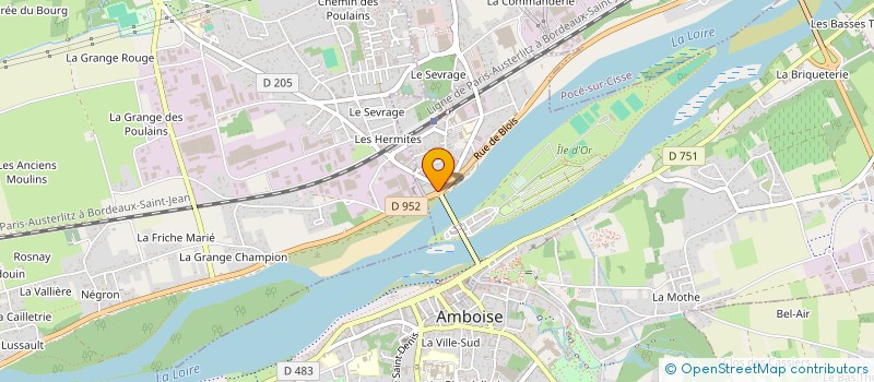 localisation de l'entreprise SCI JEANJOEL  AMBOISE