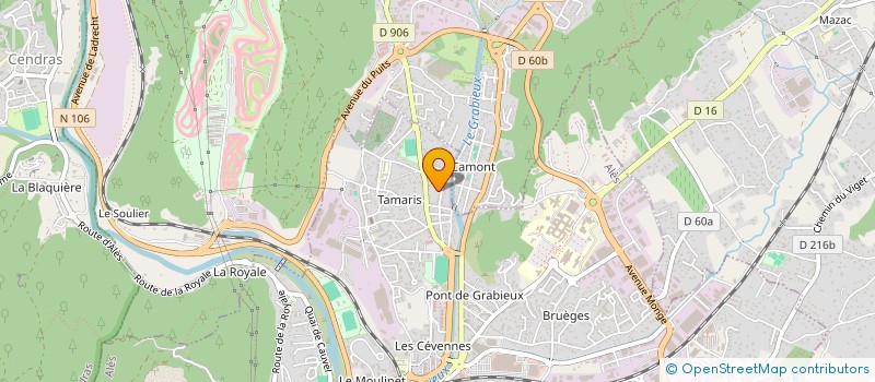 localisation de l'entreprise SCI JEANJOLYS  ALES