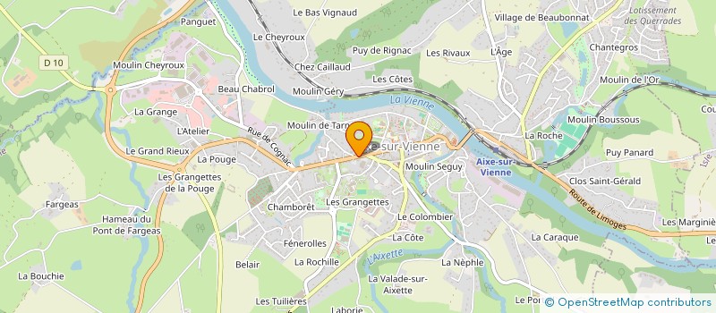 localisation de l'entreprise SCI JEANJU à AIXE-SUR-VIENNE