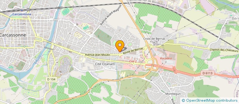 localisation de l'entreprise SCI JEANLACH à CARCASSONNE