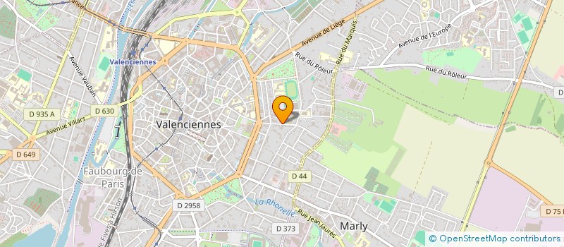 localisation de l'entreprise SCI JEANLOU à VALENCIENNES