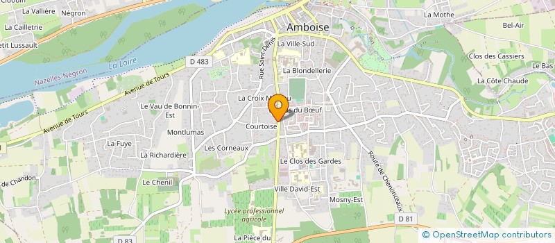 localisation de l'entreprise SCI JEANLUCE DE VANDALON  AMBOISE