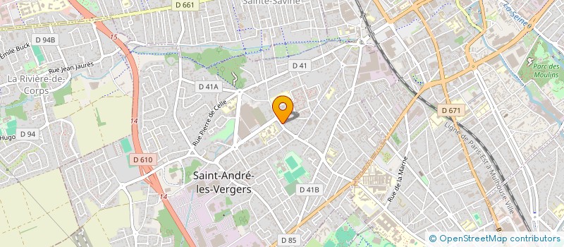 localisation de l'entreprise SCI JEANMAG  SAINT-ANDRE-LES-VERGERS