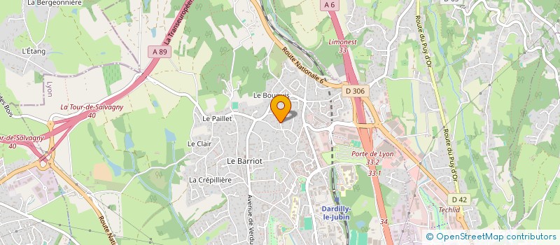 localisation de l'entreprise SCI JEANMAIRE  DARDILLY