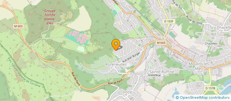 localisation de l'entreprise SCI JEANMAKI  ROZERIEULLES