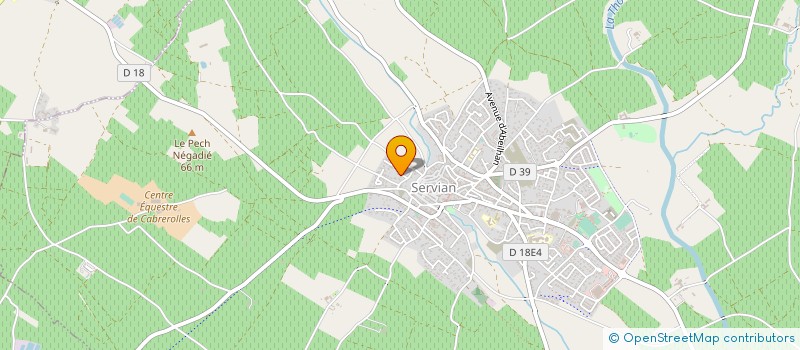 localisation de l'entreprise SCI JEANMARCIE  SERVIAN