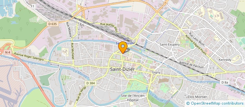 localisation de l'entreprise SCI JEANMICHELE à SAINT-DIZIER