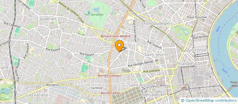 localisation de l'entreprise SCI JEANNE 2010  BORDEAUX