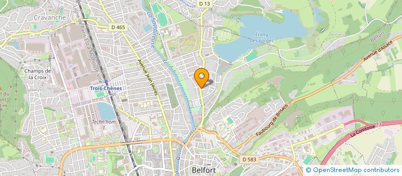 localisation de l'entreprise SCI JEANNE  BELFORT