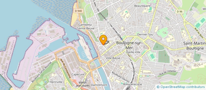 localisation de l'entreprise SCI JEANNE à BOULOGNE-SUR-MER