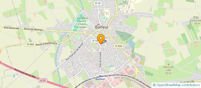 localisation de l'entreprise SCI JEANNE à BAILLEUL