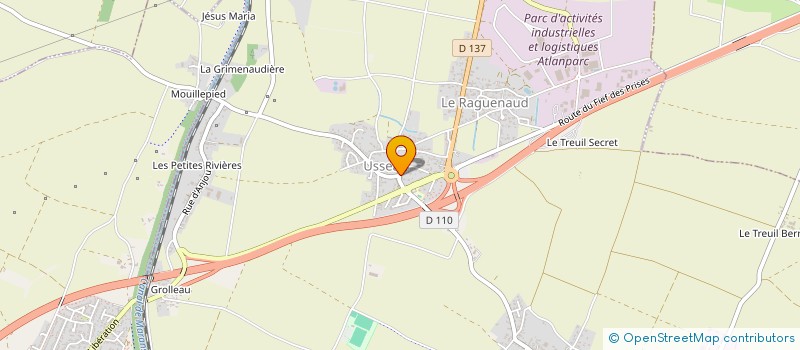 localisation de l'entreprise SCI JEANNE  SAINTE-SOULLE