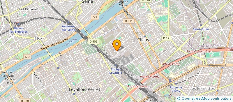 localisation de l'entreprise SCI JEANNE à CLICHY