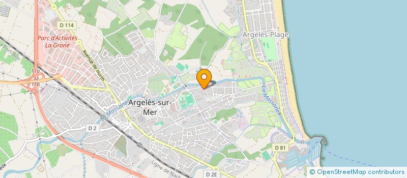 localisation de l'entreprise SCI JEANNE à ARGELES-SUR-MER
