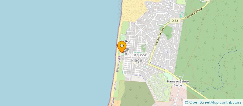 localisation de l'entreprise SCI JEANNE  BISCARROSSE