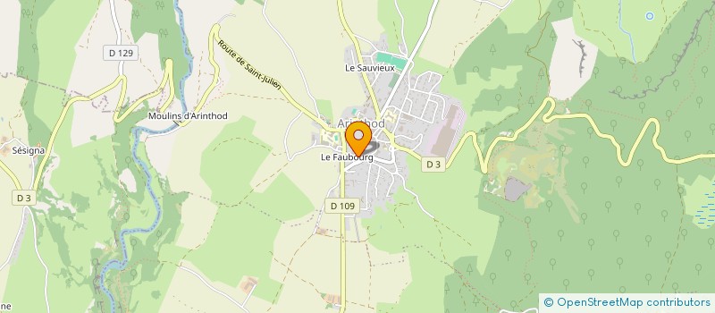 localisation de l'entreprise SCI JEANNE  ARINTHOD