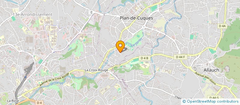 localisation de l'entreprise SCI JEANNE  PLAN-DE-CUQUES