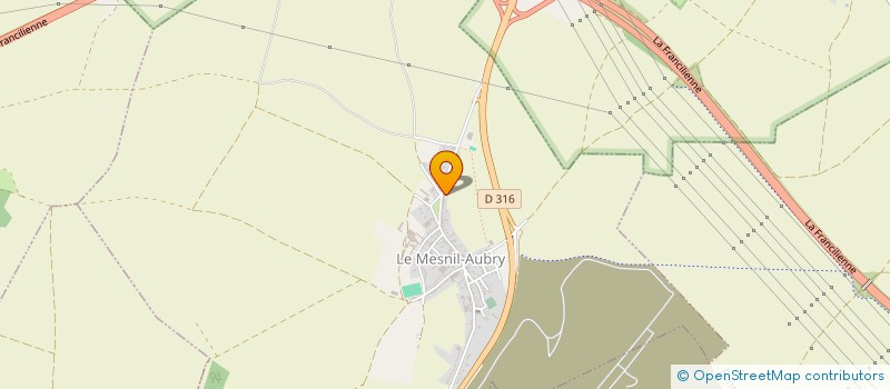 localisation de l'entreprise SCI JEANNE  MESNIL-AUBRY