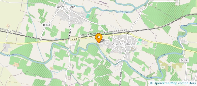 localisation de l'entreprise SCI JEANNE  VILLESEQUELANDE