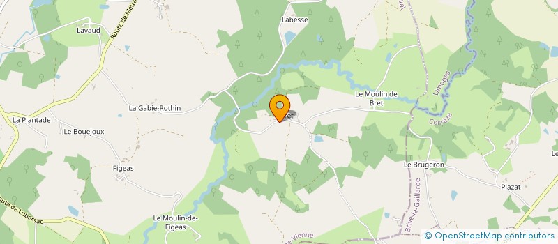 localisation de l'entreprise SCI JEANNE  COUSSAC-BONNEVAL