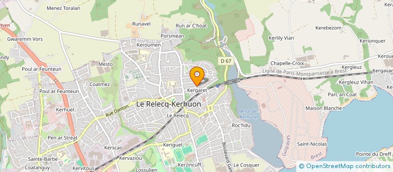 localisation de l'entreprise SCI JEANNE  LE RELECQ-KERHUON