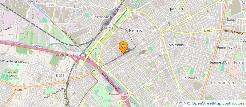 localisation de l'entreprise SCI JEANNE  REIMS