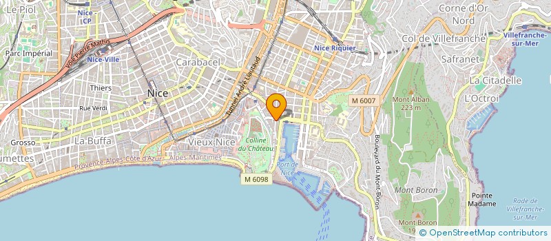 localisation de l'entreprise SCI JEANNE à NICE