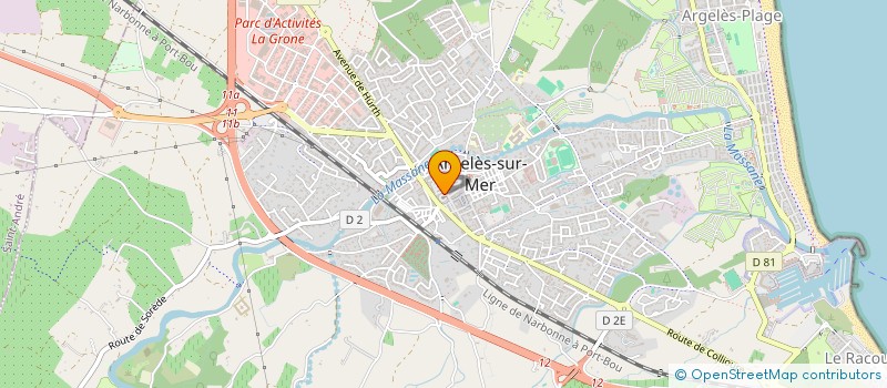 localisation de l'entreprise SCI JEANNE à ARGELES-SUR-MER
