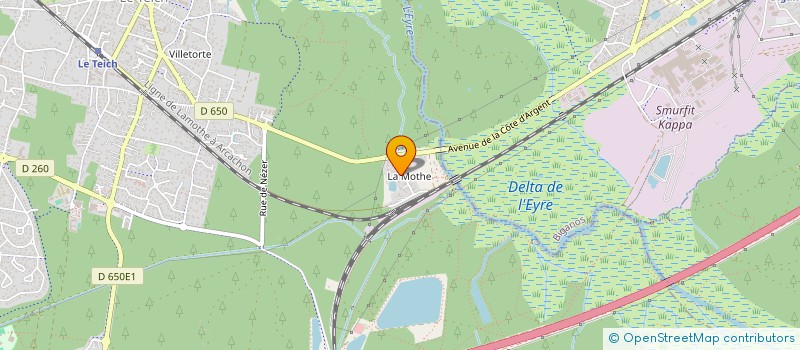 localisation de l'entreprise SCI  JEANNE AND CO  LE TEICH