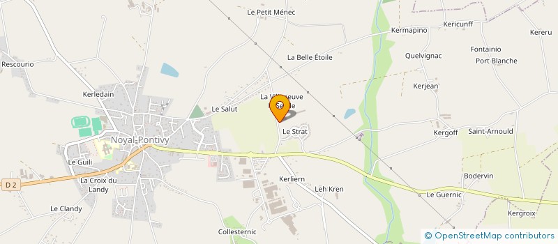 localisation de l'entreprise SCI JEANNE & ANTOINE  NOYAL-PONTIVY