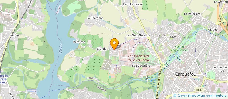 localisation de l'entreprise SCI JEANNE BARRET  CARQUEFOU