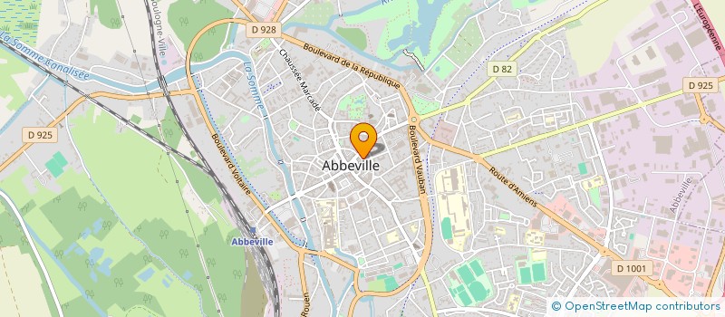localisation de l'entreprise SCI JEANNE D'ARC 11 à ABBEVILLE
