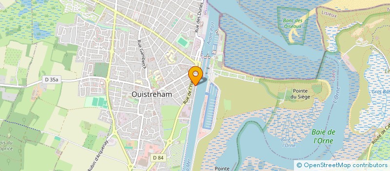 localisation de l'entreprise SCI JEANNE D'ARC  OUISTREHAM
